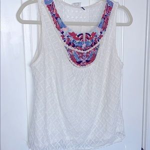 Anthropologie lace top